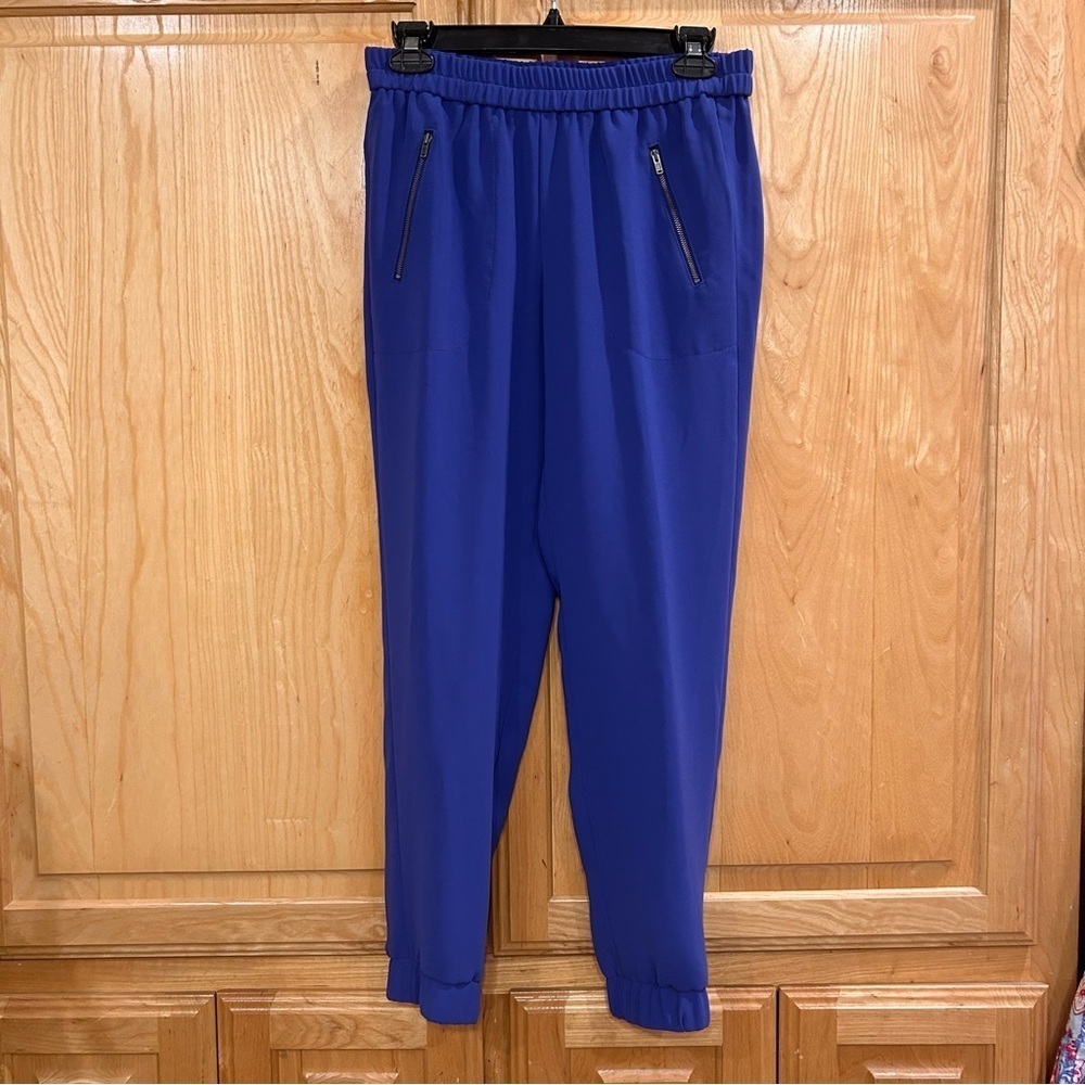J.Crew Royal Blue Joggers Size 0 - Picture 1 of 7